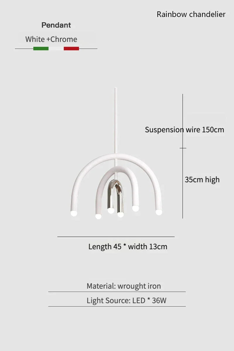 Luminaire Suspension design épuré en forme de U – Référence : Marlon5632-Luminaire Suspendu - Nexa Lights
