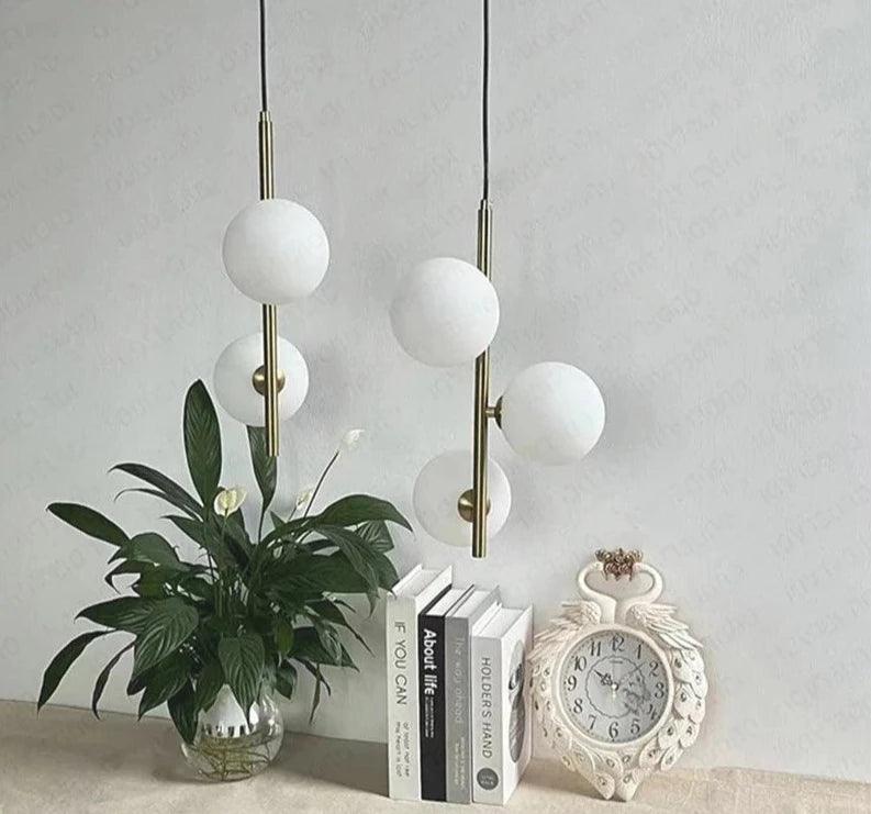 Luminaire Suspension design épuré laiton – Référence : Loriane4528-Luminaire Suspendu - Nexa Lights