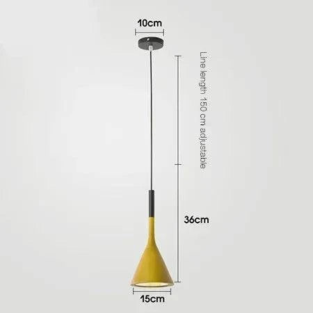 Luminaire Suspension design épuré noir – Référence : Nélia5237- - Nexa Lights