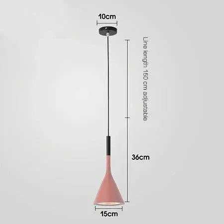 Luminaire Suspension design épuré noir – Référence : Nélia5237- - Nexa Lights