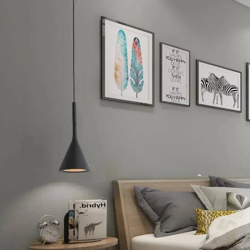 Luminaire Suspension design épuré noir – Référence : Nélia5237- - Nexa Lights
