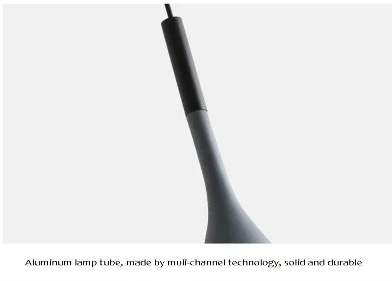 Luminaire Suspension design épuré noir – Référence : Nélia5237- - Nexa Lights