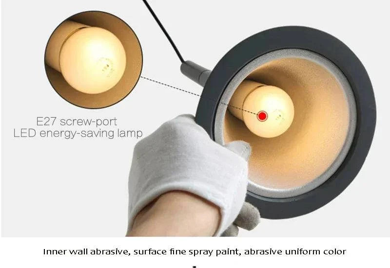 Luminaire Suspension design épuré noir – Référence : Nélia5237- - Nexa Lights
