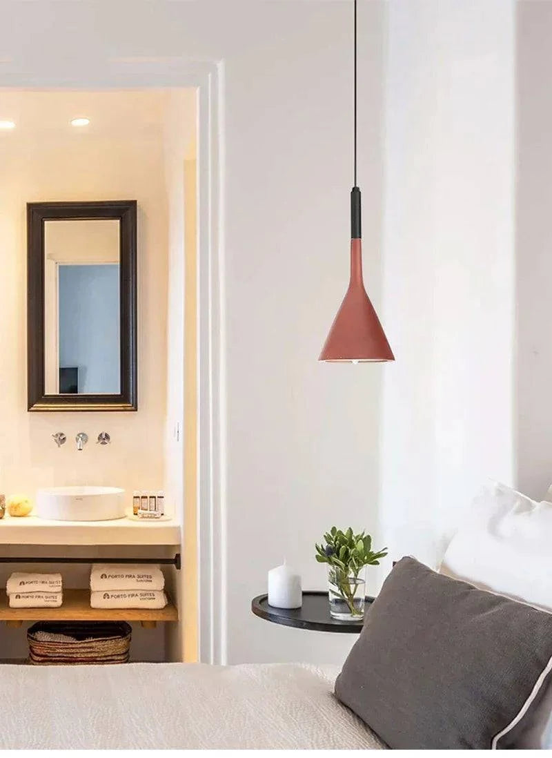 Luminaire Suspension design épuré noir – Référence : Nélia5237- - Nexa Lights