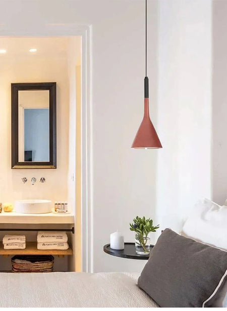 Luminaire Suspension design épuré noir – Référence : Nélia5237- - Nexa Lights