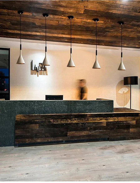 Luminaire Suspension design épuré noir – Référence : Nélia5237- - Nexa Lights