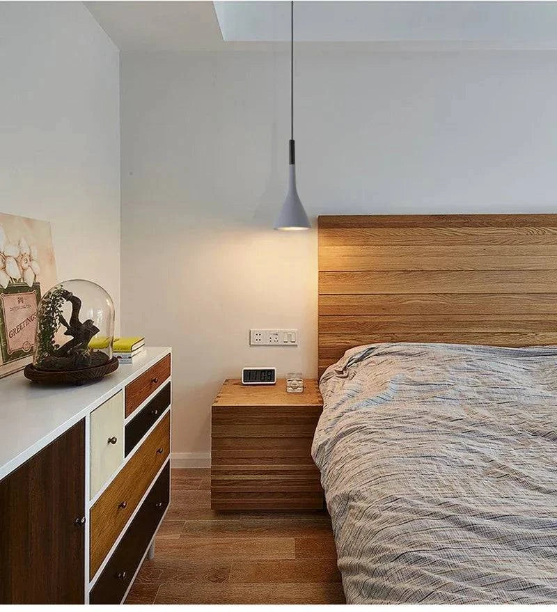 Luminaire Suspension design épuré noir – Référence : Nélia5237- - Nexa Lights