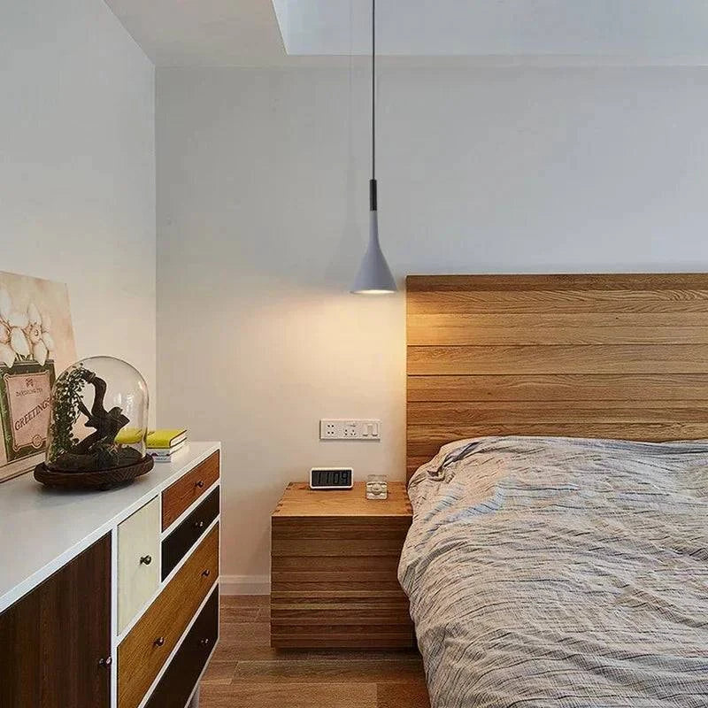 Luminaire Suspension design épuré noir – Référence : Nélia5237- - Nexa Lights