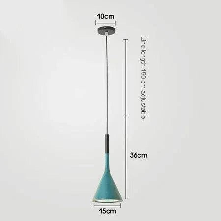 Luminaire Suspension design épuré noir – Référence : Nélia5237- - Nexa Lights