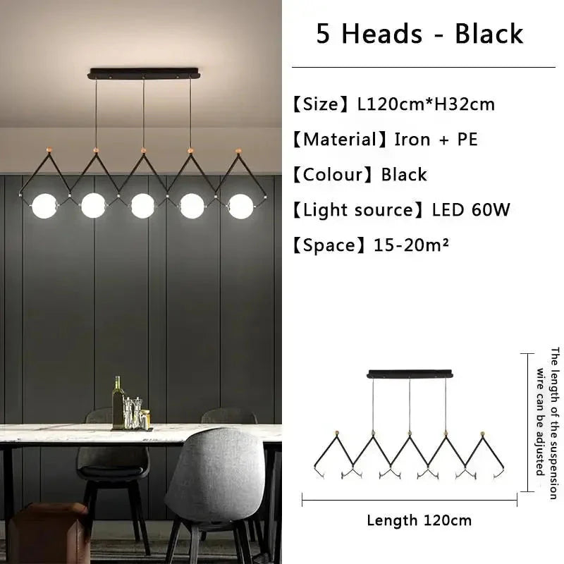 Luminaire Suspension design géométrique argenté – Référence : Marélia5123- - Nexa Lights