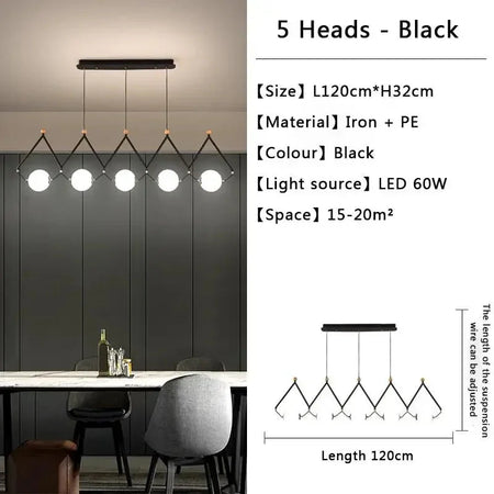 Luminaire Suspension design géométrique argenté – Référence : Marélia5123- - Nexa Lights