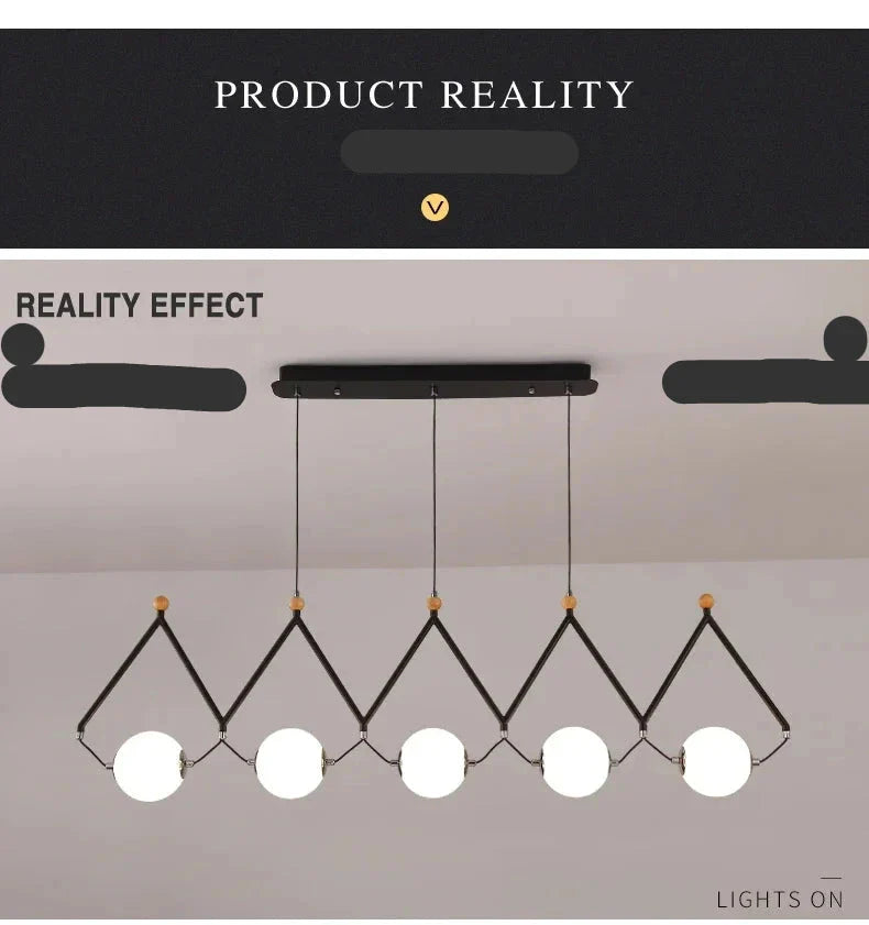 Luminaire Suspension design géométrique argenté – Référence : Marélia5123- - Nexa Lights