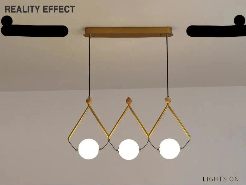 Luminaire Suspension design géométrique argenté – Référence : Marélia5123- - Nexa Lights