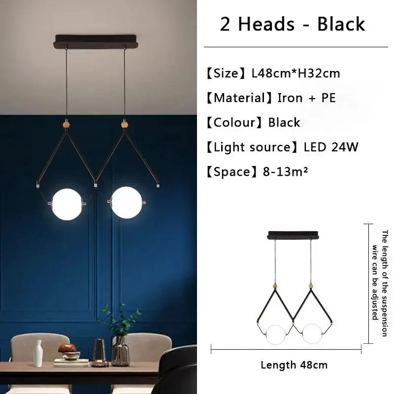 Luminaire Suspension design géométrique argenté – Référence : Marélia5123- - Nexa Lights