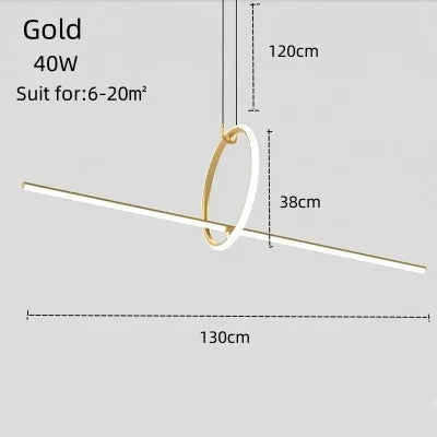 Luminaire Suspension design géométrique en laiton – Référence : Marisol5823- - Nexa Lights