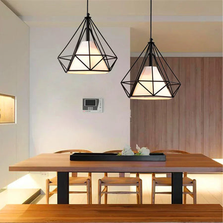 Luminaire Suspension design géométrique en laiton – Référence : Marvyn5723- - Nexa Lights