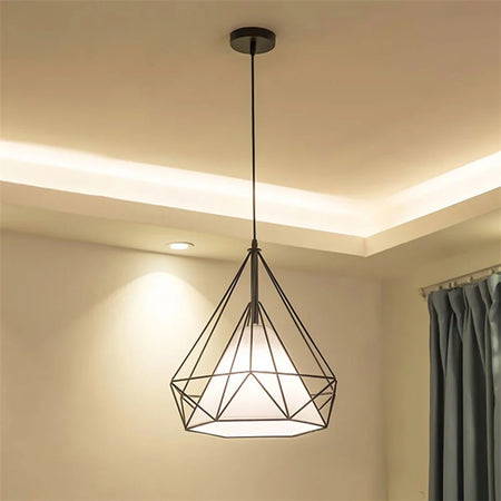 Luminaire Suspension design géométrique en laiton – Référence : Marvyn5723- - Nexa Lights