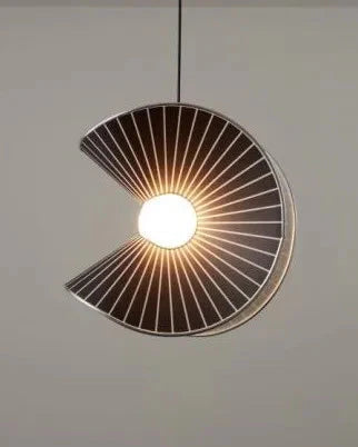 Luminaire Suspension design géométrique noir et or – Référence : Marwen2843- - Nexa Lights
