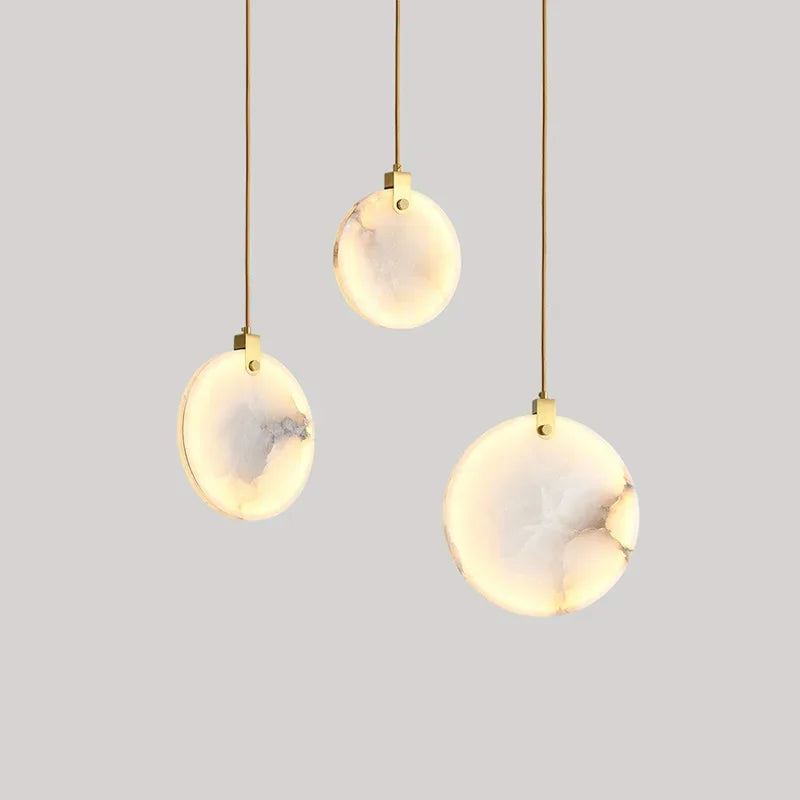 Luminaire Suspension design innovant marbré – Référence : Calixte4927- - Nexa Lights