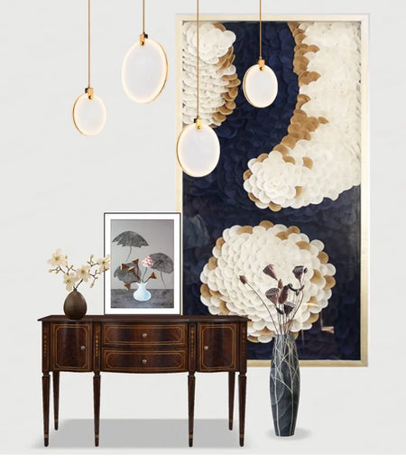 Luminaire Suspension design innovant marbré – Référence : Calixte4927- - Nexa Lights