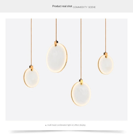 Luminaire Suspension design innovant marbré – Référence : Calixte4927- - Nexa Lights