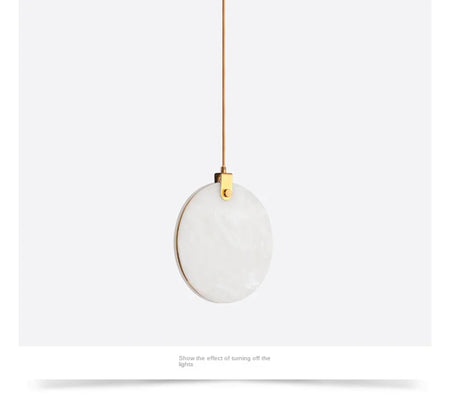 Luminaire Suspension design innovant marbré – Référence : Calixte4927- - Nexa Lights