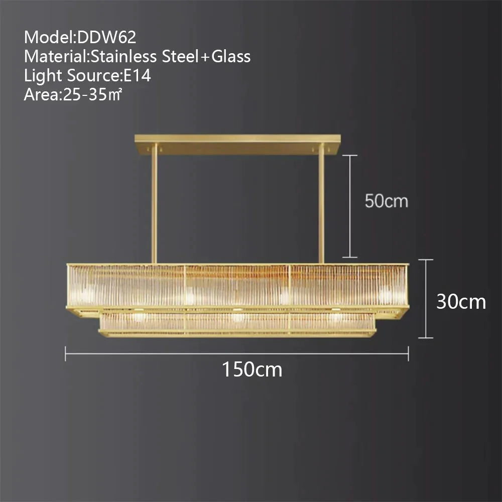 Luminaire Suspension design loft en acier inoxydable – Référence : Maelis4723- - Nexa Lights