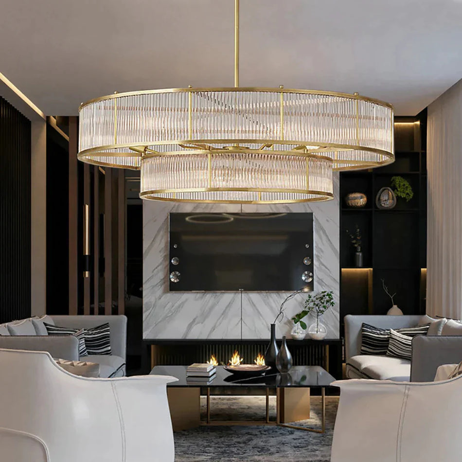 Luminaire Suspension design loft en acier inoxydable – Référence : Maelis4723- - Nexa Lights