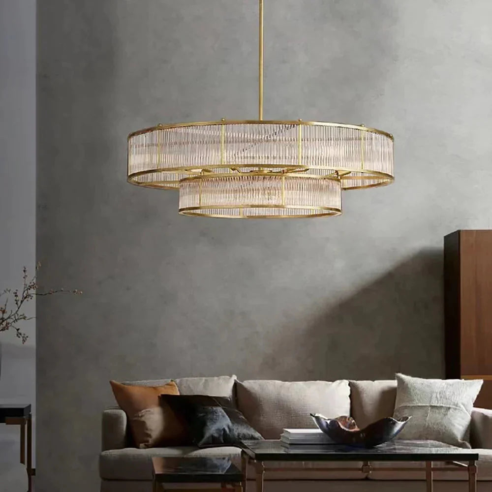 Luminaire Suspension design loft en acier inoxydable – Référence : Maelis4723- - Nexa Lights