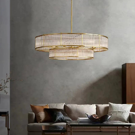 Luminaire Suspension design loft en acier inoxydable – Référence : Maelis4723- - Nexa Lights