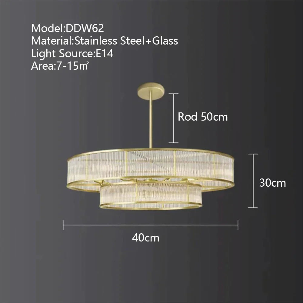 Luminaire Suspension design loft en acier inoxydable – Référence : Maelis4723- - Nexa Lights