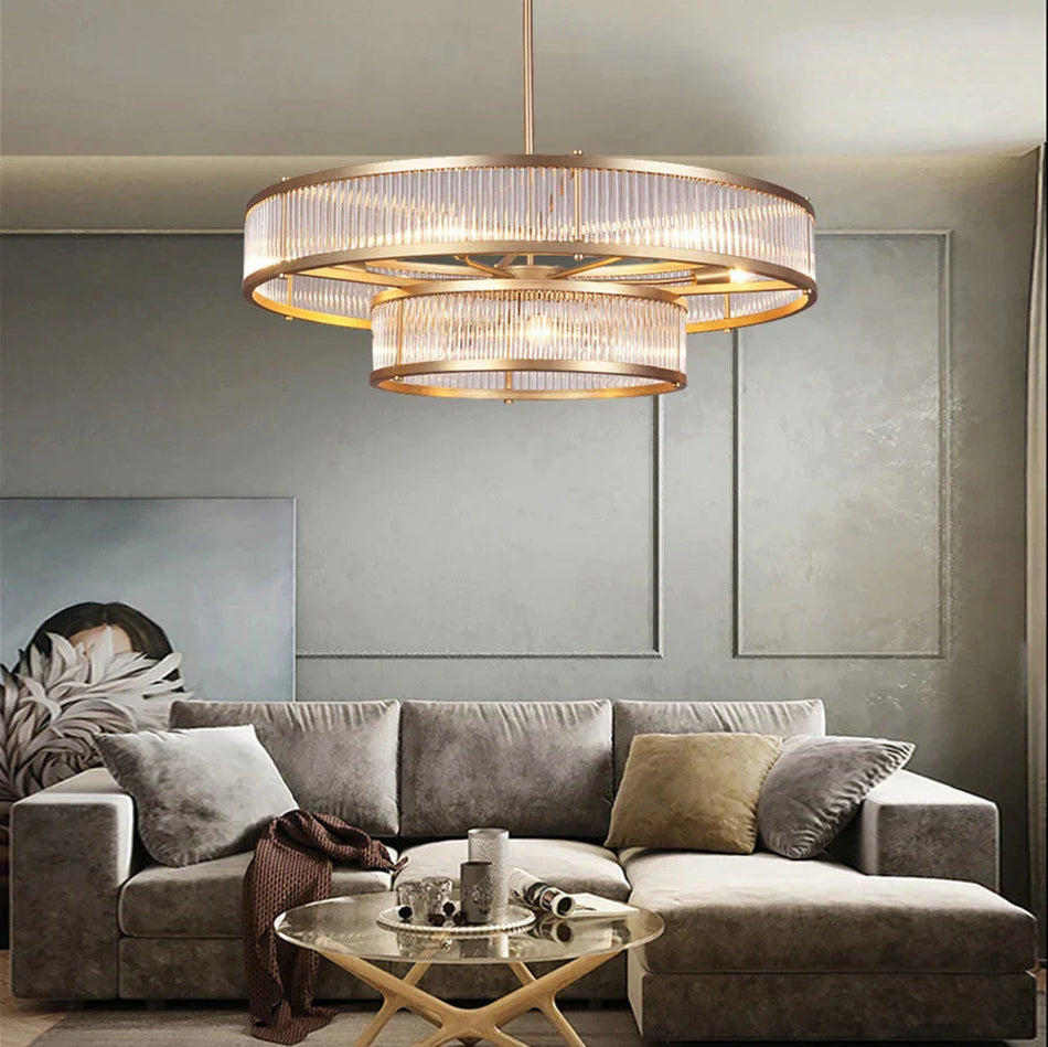 Luminaire Suspension design loft en acier inoxydable – Référence : Maelis4723- - Nexa Lights