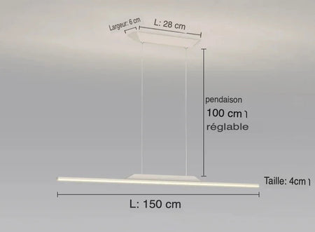 Luminaire Suspension design minimaliste – Référence : Alvyn5823- - Nexa Lights