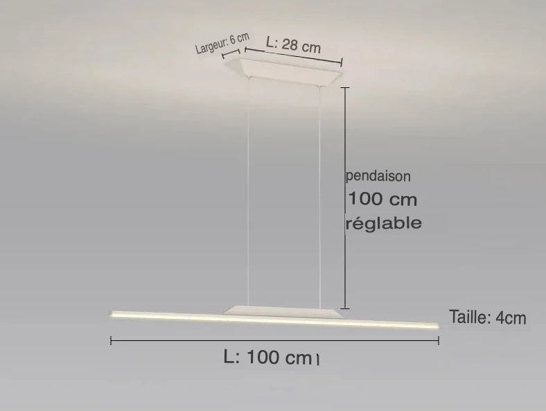Luminaire Suspension design minimaliste – Référence : Alvyn5823- - Nexa Lights