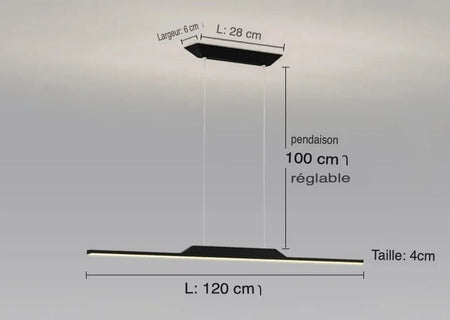 Luminaire Suspension design minimaliste – Référence : Alvyn5823- - Nexa Lights