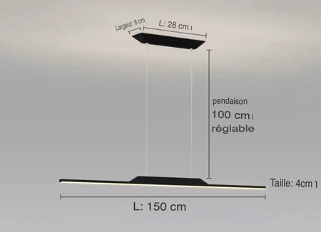Luminaire Suspension design minimaliste – Référence : Alvyn5823- - Nexa Lights