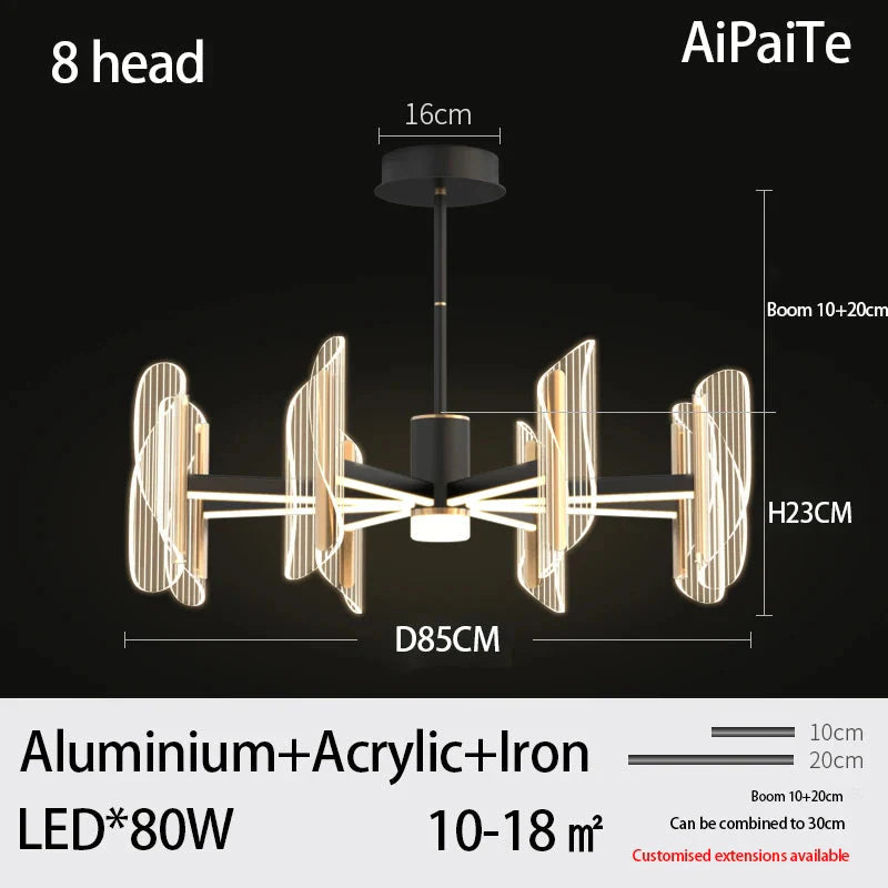 Luminaire Suspension design minimaliste en acrylique – Référence : Maelis4923- - Nexa Lights