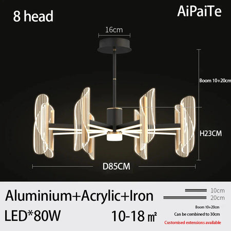 Luminaire Suspension design minimaliste en acrylique – Référence : Maelis4923- - Nexa Lights