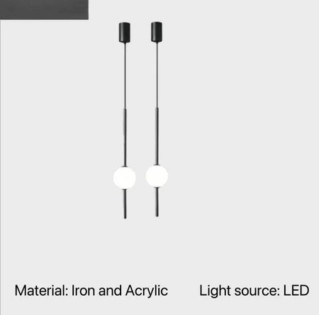 Luminaire Suspension design minimaliste en acrylique – Référence : Talan9563- - Nexa Lights