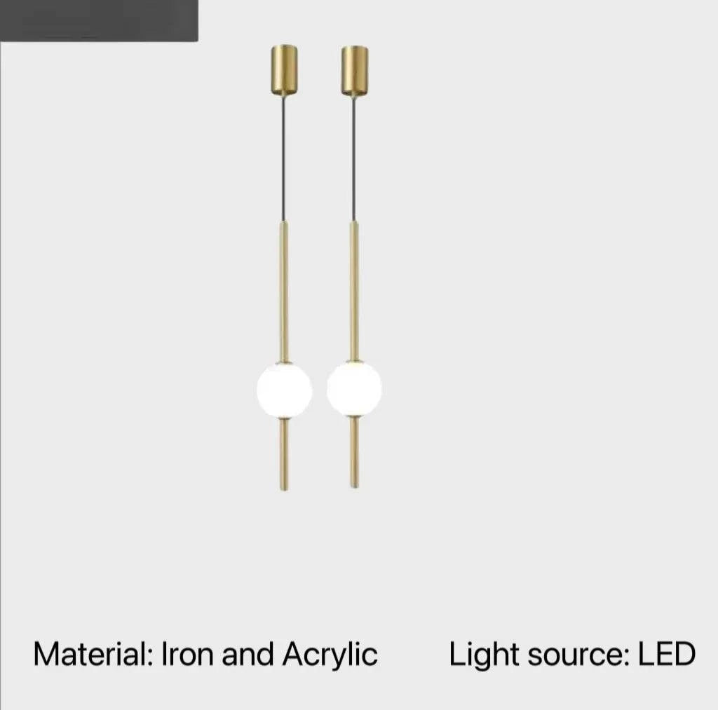 Luminaire Suspension design minimaliste en acrylique – Référence : Talan9563- - Nexa Lights