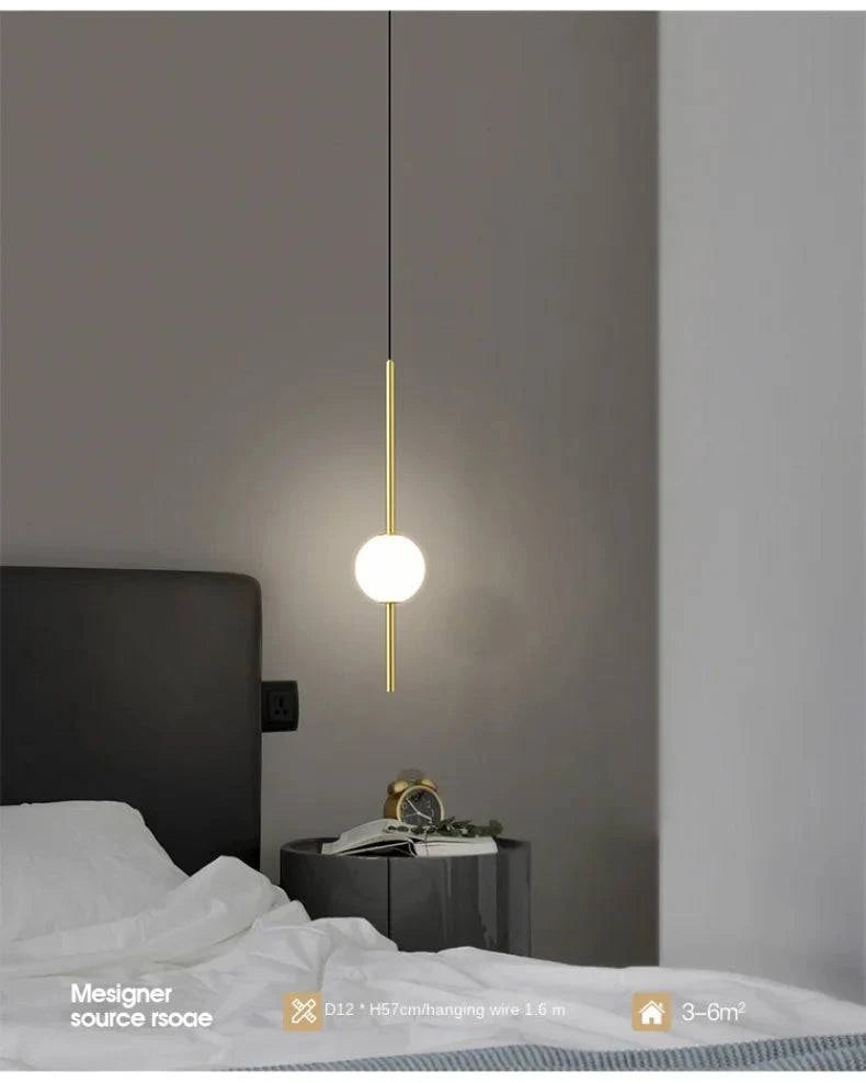 Luminaire Suspension design minimaliste en acrylique – Référence : Talan9563- - Nexa Lights