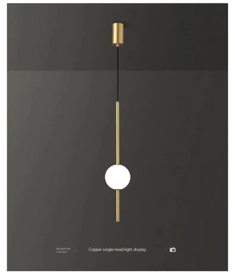 Luminaire Suspension design minimaliste en acrylique – Référence : Talan9563- - Nexa Lights