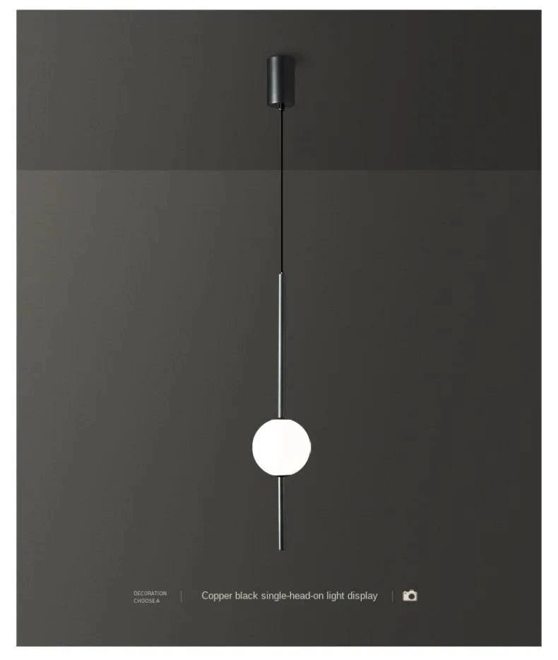 Luminaire Suspension design minimaliste en acrylique – Référence : Talan9563- - Nexa Lights