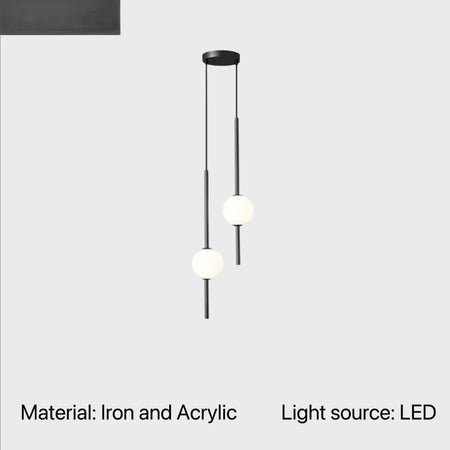 Luminaire Suspension design minimaliste en acrylique – Référence : Talan9563- - Nexa Lights