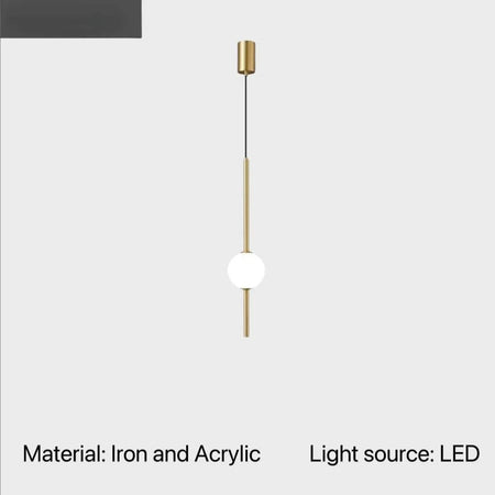 Luminaire Suspension design minimaliste en acrylique – Référence : Talan9563- - Nexa Lights