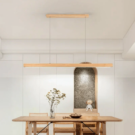 Luminaire Suspension design minimaliste en bois – Référence : Maelis4723-Luminaire Suspendu - Nexa Lights