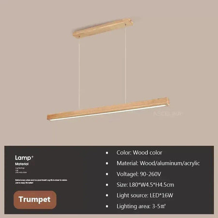 Luminaire Suspension design minimaliste en bois – Référence : Maelis4723-Luminaire Suspendu - Nexa Lights
