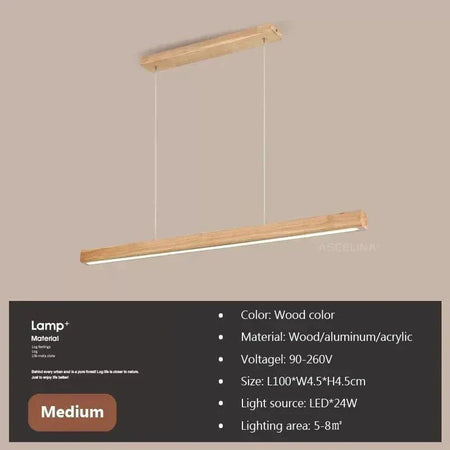 Luminaire Suspension design minimaliste en bois – Référence : Maelis4723-Luminaire Suspendu - Nexa Lights
