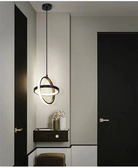 Luminaire Suspension design minimaliste noir – Référence : Vesper4732- - Nexa Lights