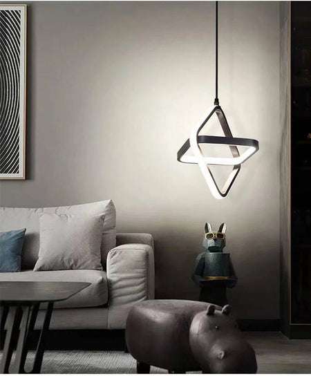 Luminaire Suspension design minimaliste noir – Référence : Vesper4732- - Nexa Lights